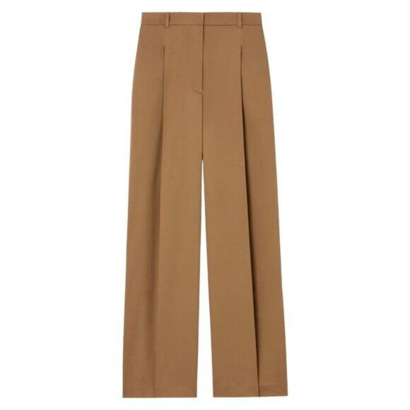 43. G. Gwyn by Goop Marlow Trouser Camel Tan Brown Wide Leg Pants $595 NWT Sz 6 - Picture 1 of 9